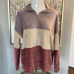 STACCATO LILAC, TAN, RUST PULLOVER